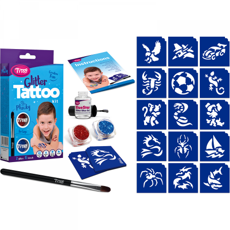 Set tatuaje temporare cu sclipici Plucky Tytoo KKCTT2213011 [2]