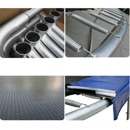 Set Trambulina 180 cm cu plasa si scarita  In One IO0027 [3]
