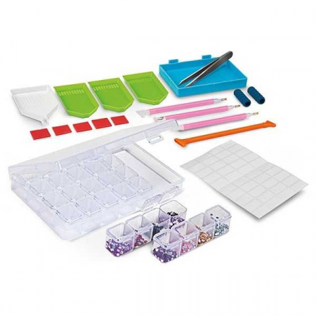 Seturi creative - Set XL complet de accesorii pentru Diamond Painting Toi-Toys TT46691A