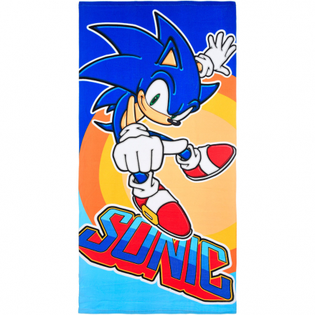 Reduceri - Sonic Ariciul   prosop de plajă, 70x140cm Uscare rapidă