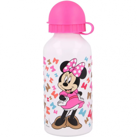 Recipiente lichide - Sticla apa aluminiu Minnie 400 ml SunCity STF51134