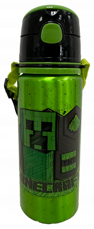 STICLA DE APA, ALUMINIU, CUREA, 600 ML Minecraft