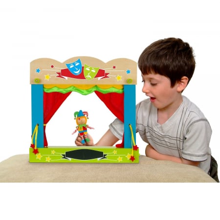 Teatru de papusi pentru marionete de deget Fiesta Crafts FCT-2749 [1]