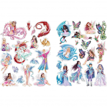 Top Model Autocolante Stickerworld Dragon Love Depesche PT11909 [6]