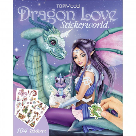 Top Model Autocolante Stickerworld Dragon Love Depesche PT11909 [0]