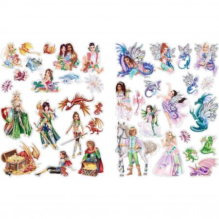 Top Model Autocolante Stickerworld Dragon Love Depesche PT11909 [5]