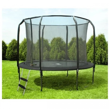 Trambulina de gradina 244cm cu plasa si scarita  Malatec MY2838 [3]