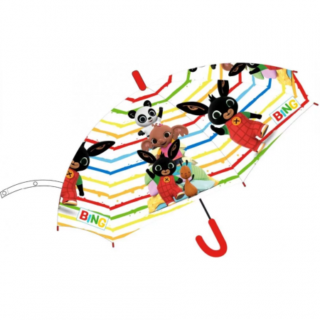 Imbracaminte - Umbrela copii transparenta semiautomata Bing, diametru 74 cm SunCity EMM5250069