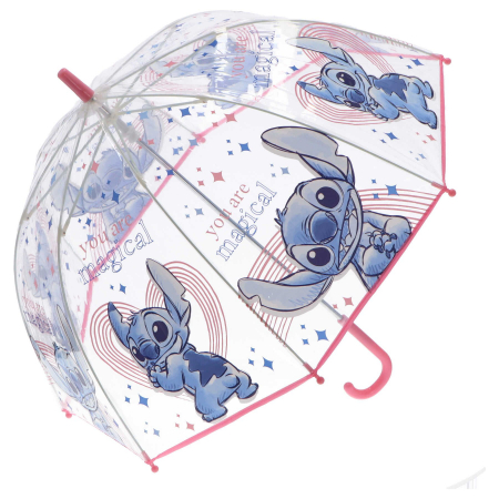 Umbrela transparenta PVC  Stitch , diametru  70 cm [1]