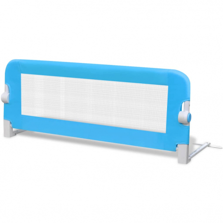 vidaXL Balustradă de Siguranța pentru pat copil, albastru, 102x42 cm [1]