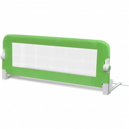 vidaXL Balustradă de Siguranța pentru pat de copil, verde, 102x42 cm [1]