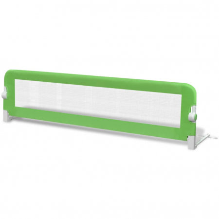 vidaXL Balustradă de Siguranța pentru pat de copil, verde, 150x42 cm [1]