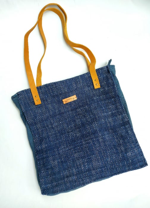 Geanta handmade de umar model bleu jeans reciclat [1]
