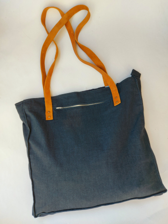 Geanta handmade de umar model bleu jeans reciclat [1]