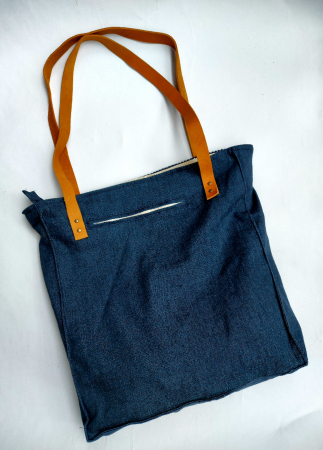 Geanta handmade de umar model bleu jeans reciclat [2]