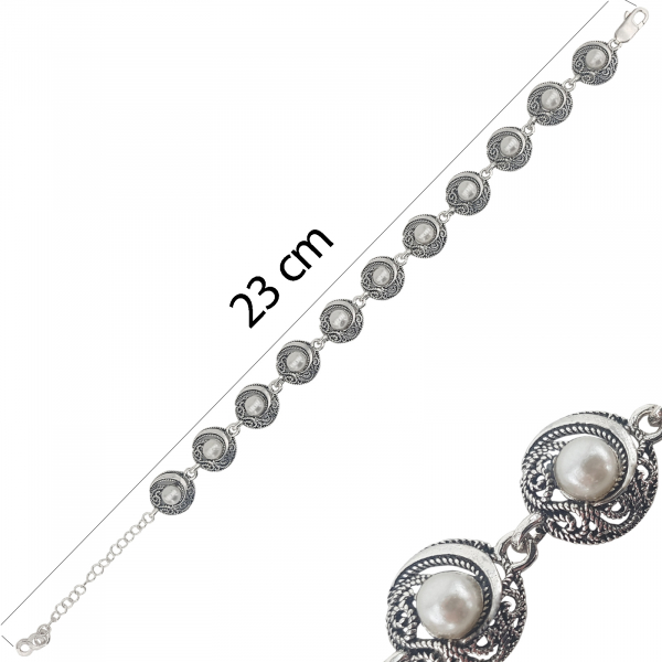Bratara Argint 925% cu perle [2]