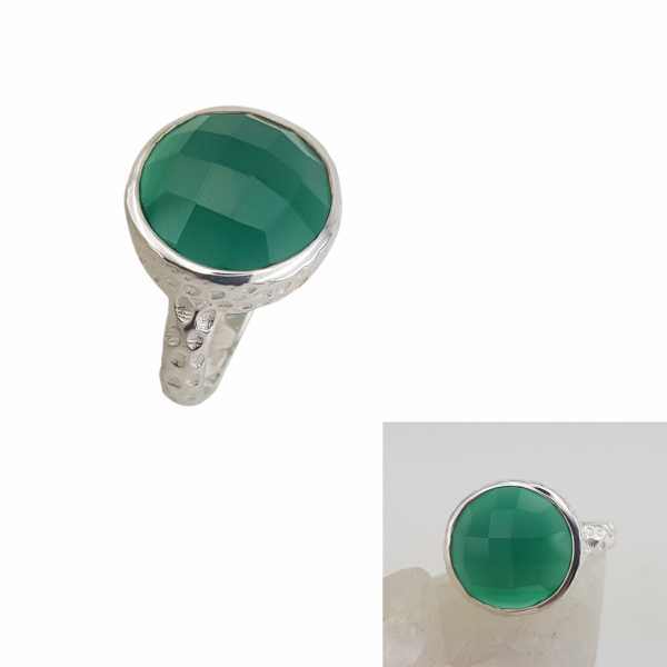 Inel Argint cu Onix verde cod 2330-ONXV [2]