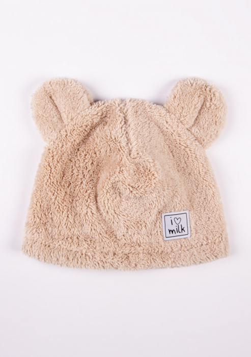 Caciula copii de blanita Bear Beige [2]