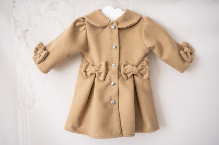 Palton fetite Amelie Beige [5]