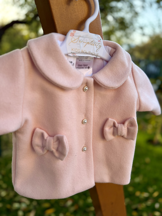 Palton fetite Angela roz [2]