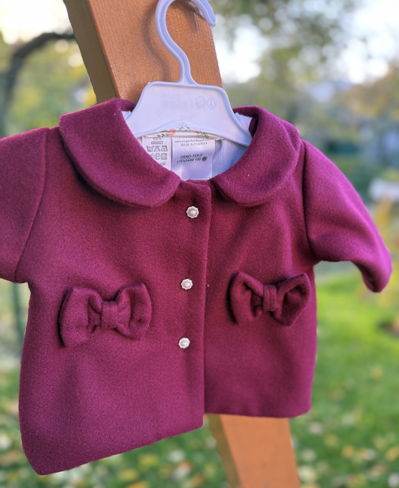 Palton fetite Angela visiniu [1]