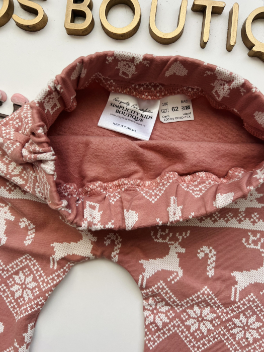 Pantaloni fetite Christmas Pink [2]