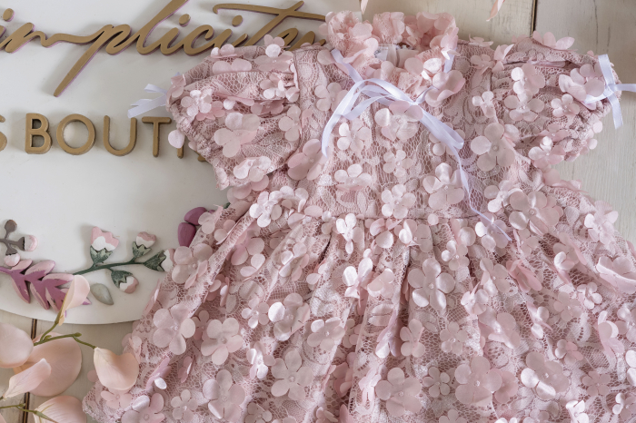 Rochie botez Agnes Pink [2]