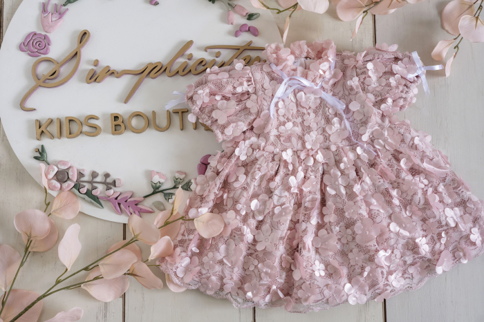 Rochie botez Agnes Pink [1]