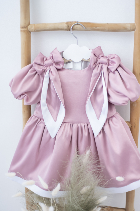 Rochie fetite Bunny roz [4]