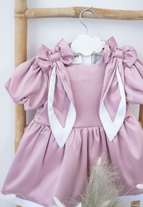 Rochie fetite Bunny roz [5]
