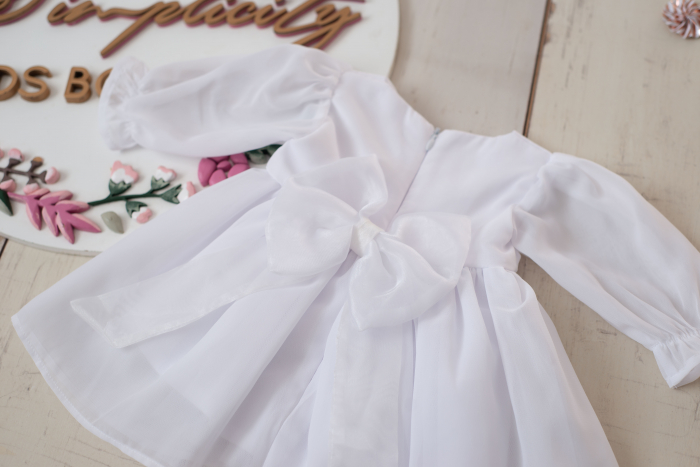 Rochie fetite botez din voal Martha [2]
