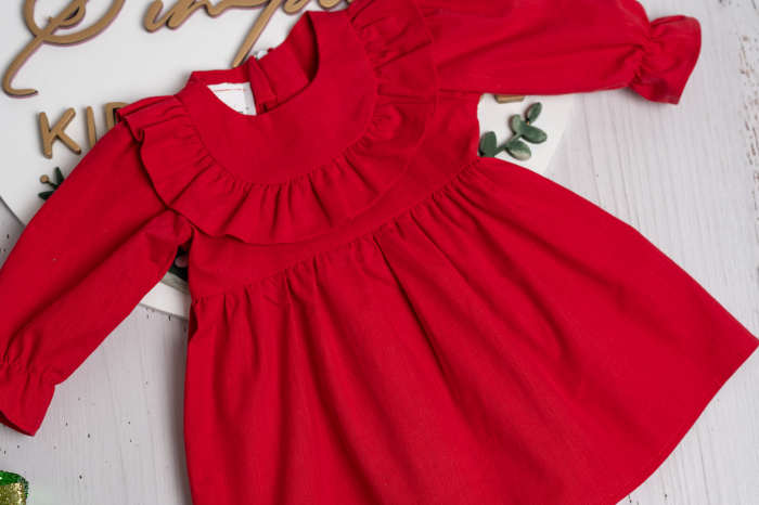 Rochie fetite Celeste Red [6]