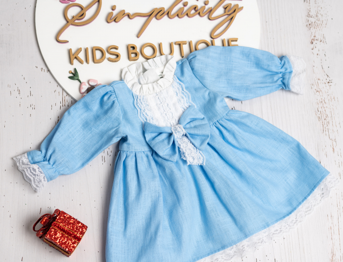 Rochie fetite Myra Blue [2]