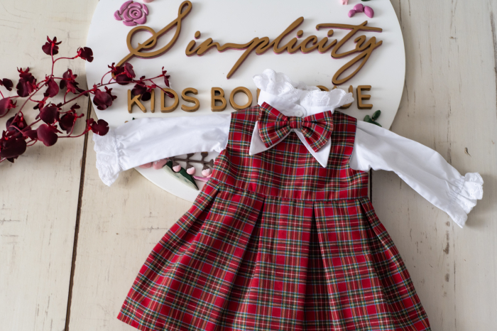 Set sarafan si camasa fetite Camelia [2]