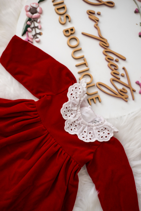 Rochie fetite Cherry Rosu [3]