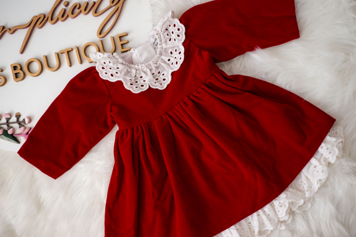 Rochie fetite Cherry Rosu [2]