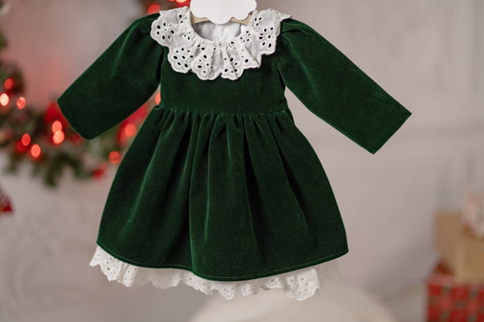 Rochie fetite Cherry Verde [3]