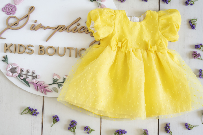 Rochie fetite Ilinca galben [1]
