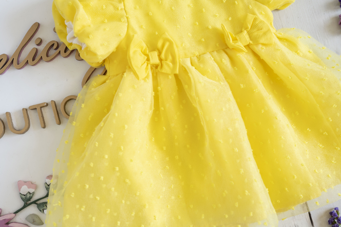 Rochie fetite Ilinca galben [2]