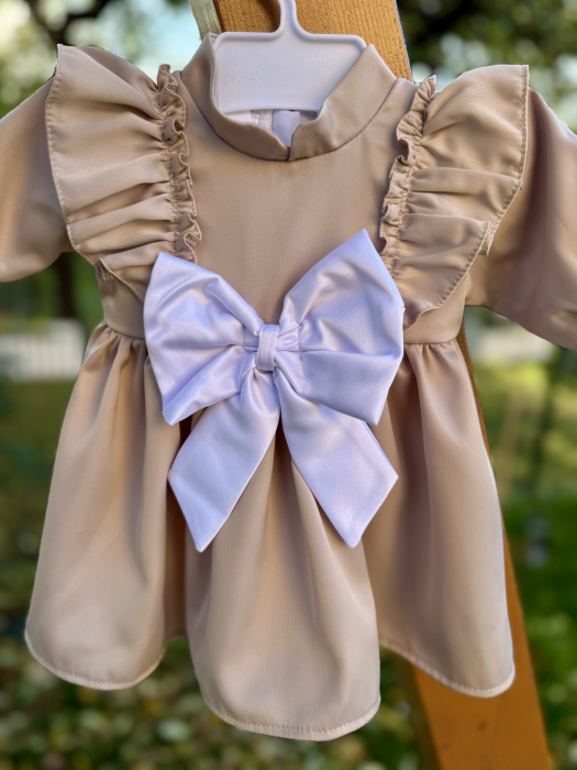 Rochie botez fetite Sandra crem [1]