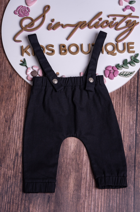 Costum botez Valerian negru [2]