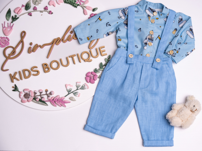 Set botez Boat - Blue [4]