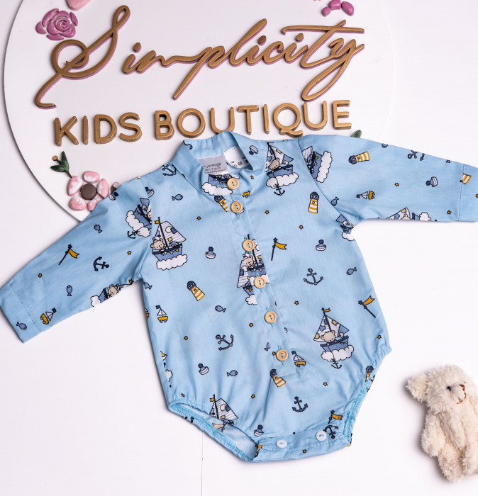 Set botez Boat - Blue [2]