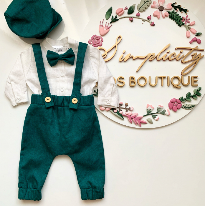 Trusou pentru botez + Costum Green [2]