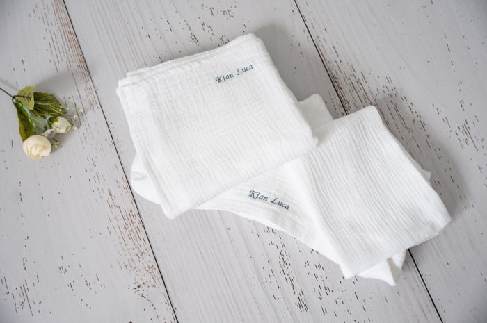 Trusou botez Luxury White butterfly [2]
