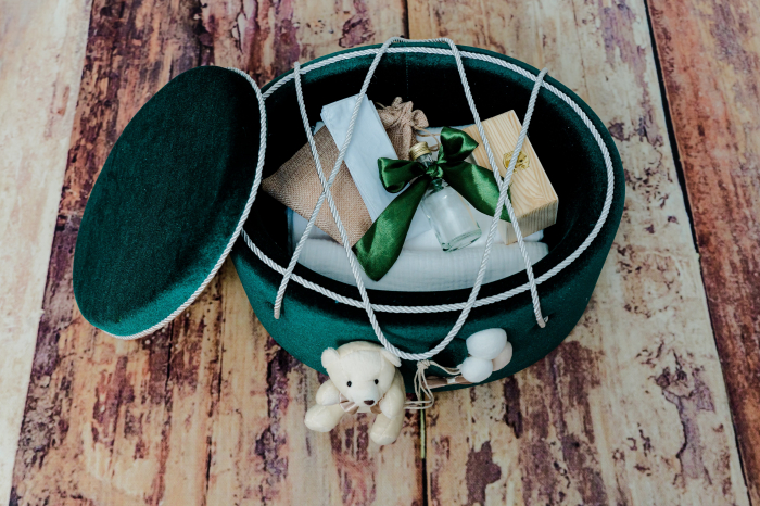 Trusou botez Luxury Green + costum botez Green [3]