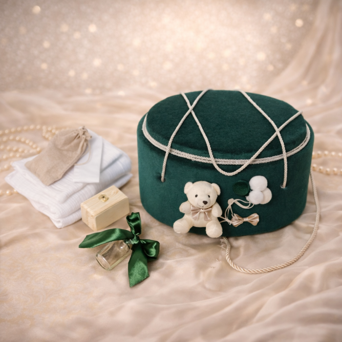Trusou botez Luxury Green + costum botez Green [2]