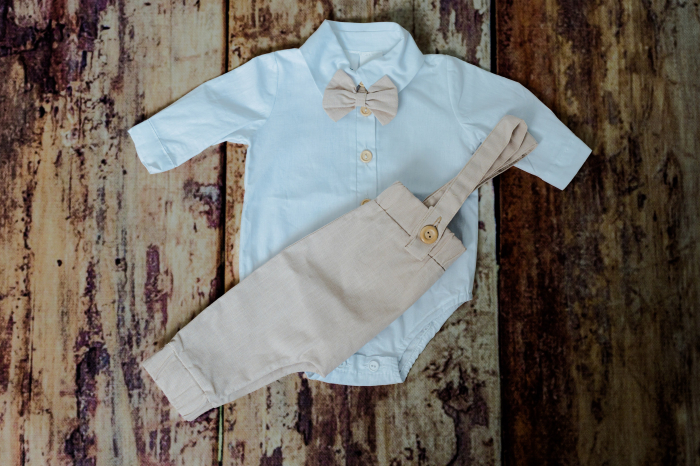 Trusou botez Luxury Beige + costum botez Henry [3]