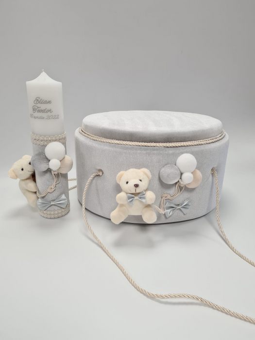 Trusou botez Luxury Grey + costum botez Kevin Grey [2]