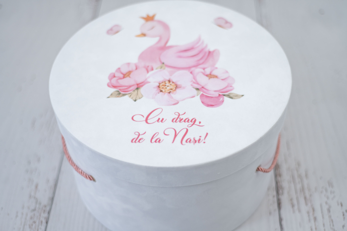 Trusou botez Swan white [3]
